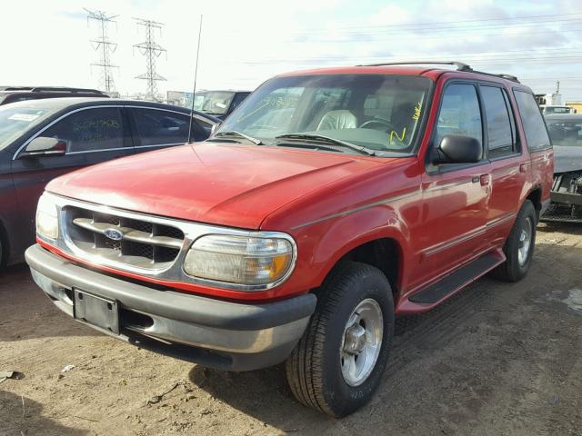 1FMZU34EXWUC05387 - 1998 FORD EXPLORER RED photo 2