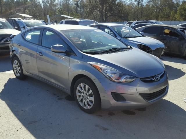 KMHDH4AE2CU233141 - 2012 HYUNDAI ELANTRA GL GRAY photo 1