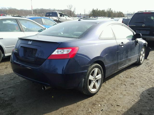 2HGFG12867H572731 - 2007 HONDA CIVIC EX 蓝色 照片 4