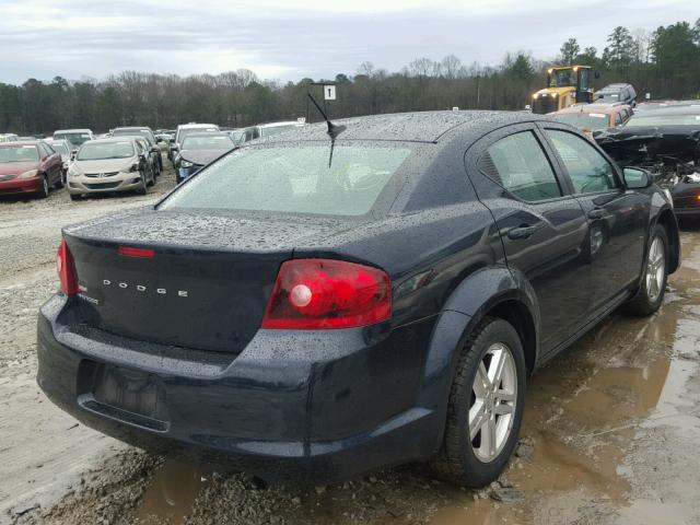 1B3BD1FB0BN584869 - 2011 DODGE AVENGER MA BLUE photo 4