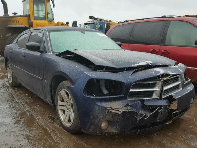 2B3LA43G86H406494 - 2006 DODGE CHARGER SE BLUE photo 1