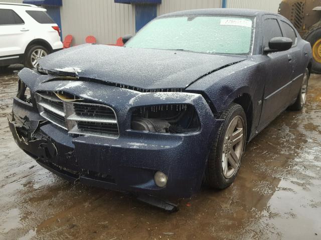 2B3LA43G86H406494 - 2006 DODGE CHARGER SE BLUE photo 2