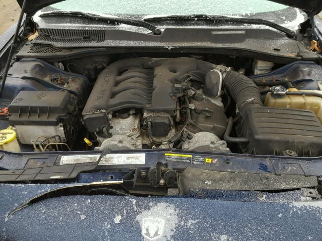 2B3LA43G86H406494 - 2006 DODGE CHARGER SE BLUE photo 7