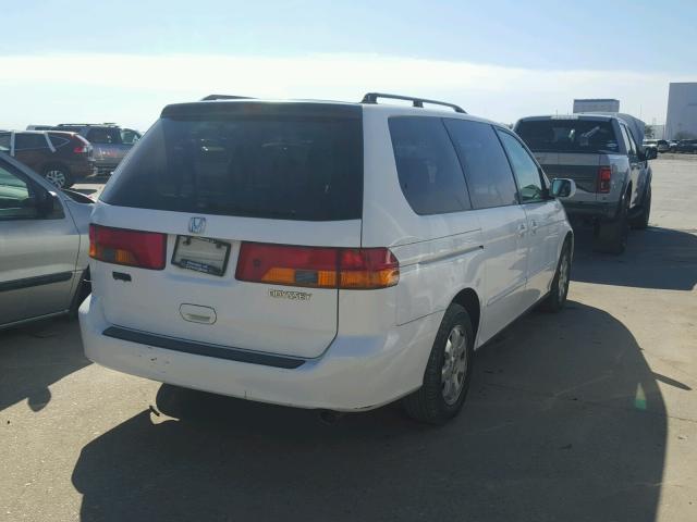 2HKRL18612H535907 - 2002 HONDA ODYSSEY EX WHITE photo 4