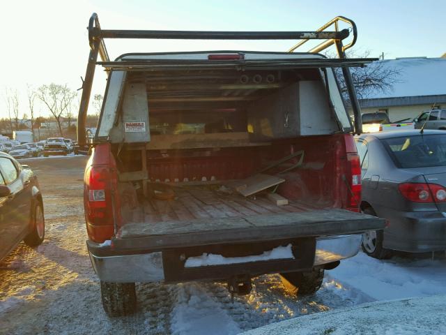 1GCHK39K88E151234 - 2008 CHEVROLET SILVERADO RED photo 6