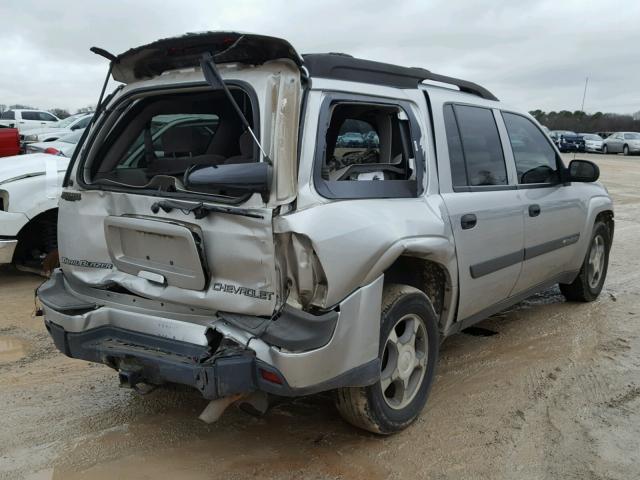 1GNES16S346128628 - 2004 CHEVROLET TRAILBLAZE SILVER photo 4