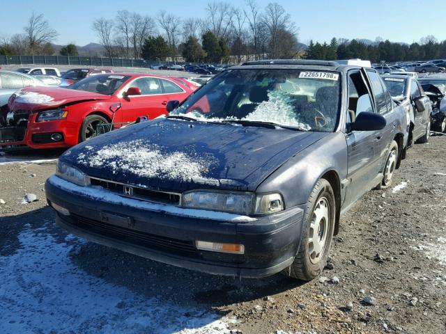 1HGCB7568MA149903 - 1991 HONDA ACCORD EX BLUE photo 2