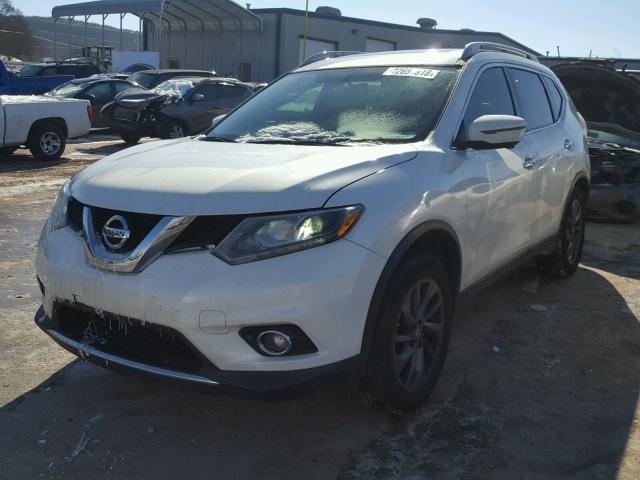 5N1AT2MT6GC781106 - 2016 NISSAN ROGUE S WHITE photo 2