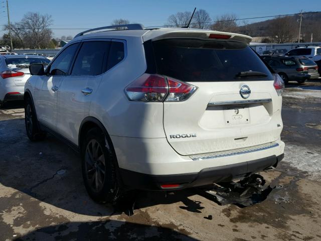 5N1AT2MT6GC781106 - 2016 NISSAN ROGUE S WHITE photo 3