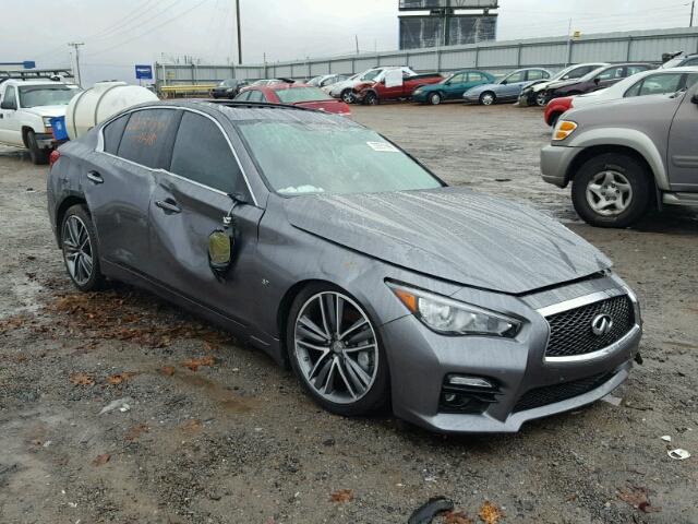 JN1BV7APXFM342509 - 2015 INFINITI Q50 BASE Plata foto 1