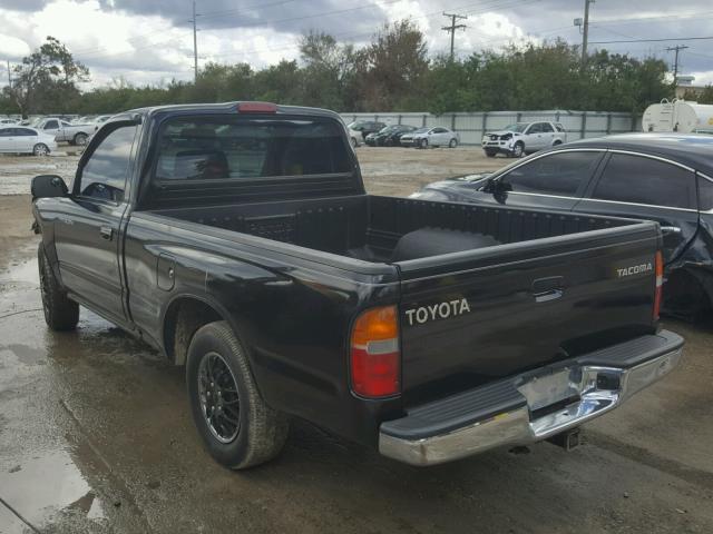 4TANL42N1XZ438198 - 1999 TOYOTA TACOMA BLACK photo 3