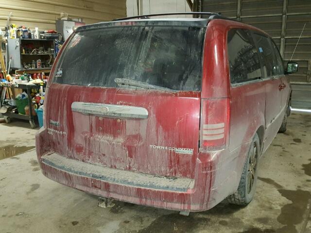 2A8HR54X49R644545 - 2009 CHRYSLER TOWN & COU MAROON photo 4