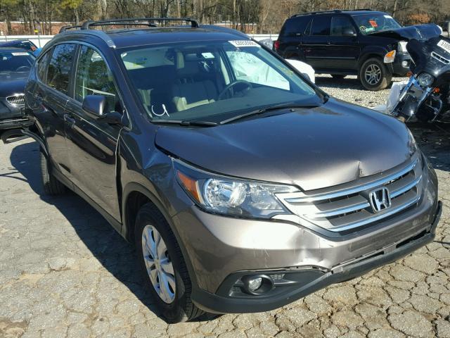 2HKRM3H72EH514134 - 2014 HONDA CR-V EXL TAN photo 1