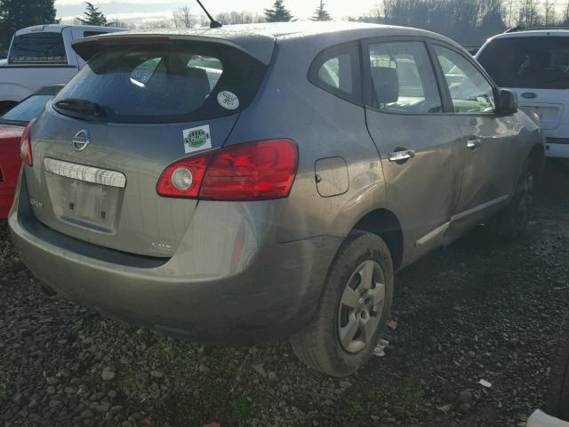 JN8AS5MT6BW574106 - 2011 NISSAN ROGUE S GRAY photo 4