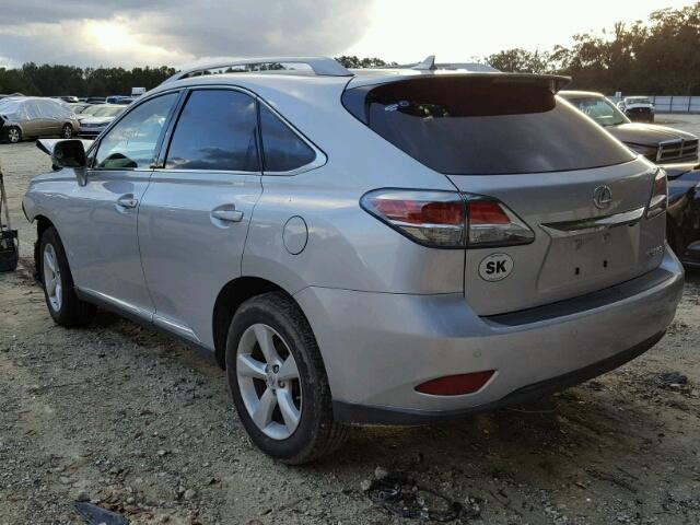 JTJBK1BA4D2458484 - 2013 LEXUS RX 350 GRAY photo 3