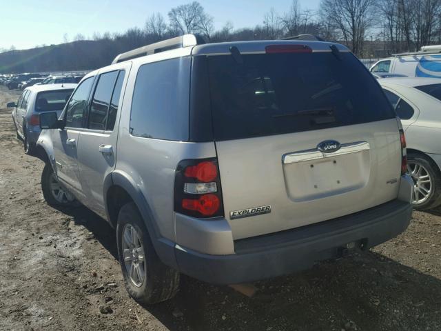 1FMEU63E77UA88080 - 2007 FORD EXPLORER X BEIGE photo 3