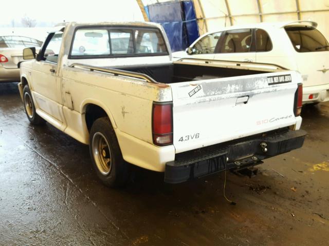 1GCBS14ZXK8189438 - 1989 CHEVROLET S TRUCK S1 WHITE photo 3