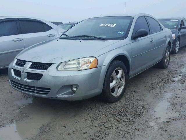 1B3EL46X75N701400 - 2005 DODGE STRATUS SX BLUE photo 2