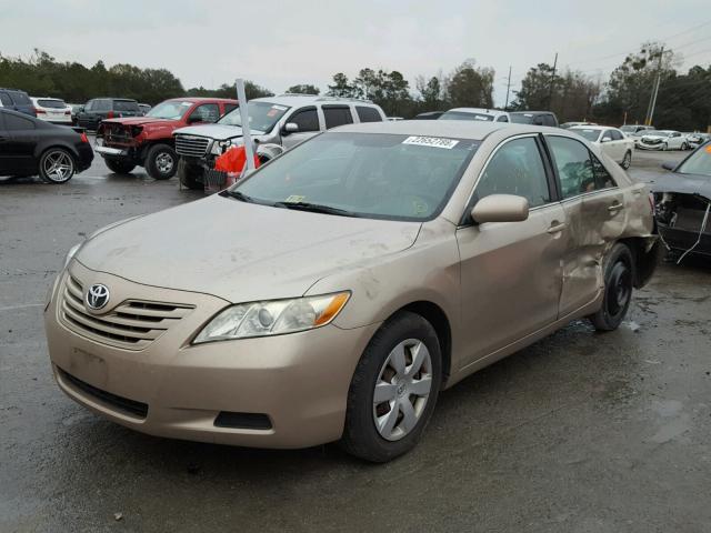 4T1BE46K77U048118 - 2007 TOYOTA CAMRY NEW GOLD photo 2