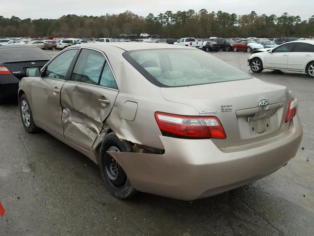 4T1BE46K77U048118 - 2007 TOYOTA CAMRY NEW GOLD photo 3