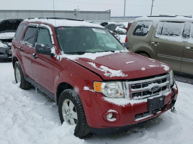 1FMCU03769KC14434 - 2009 FORD ESCAPE XLT RED photo 1