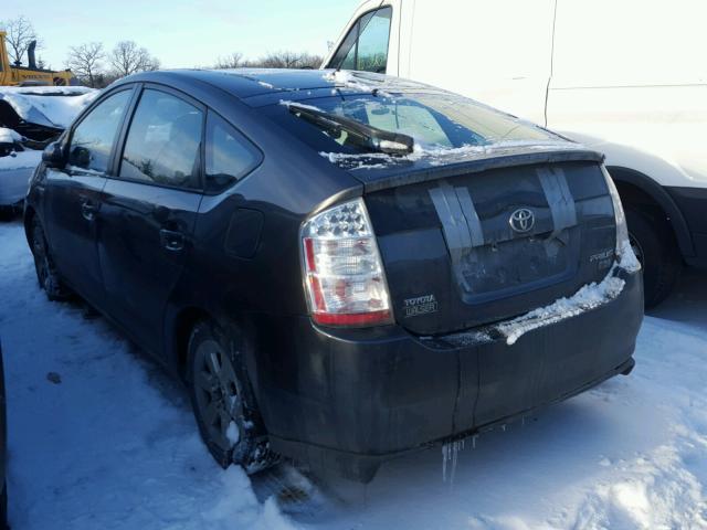 JTDKB20UX73247813 - 2007 TOYOTA PRIUS GRAY photo 3