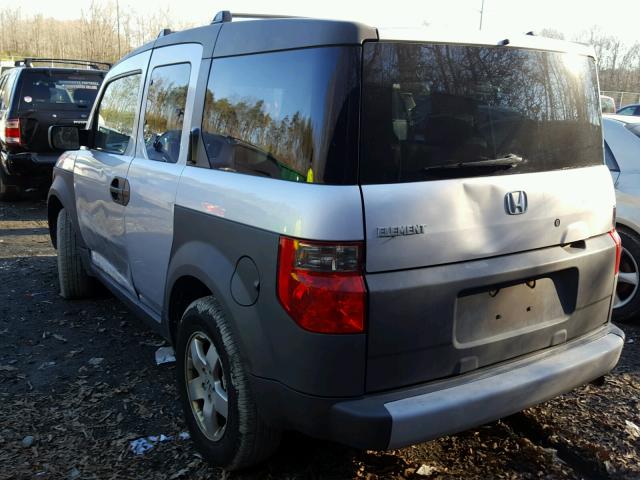 5J6YH28523L013305 - 2003 HONDA ELEMENT EX SILVER photo 3