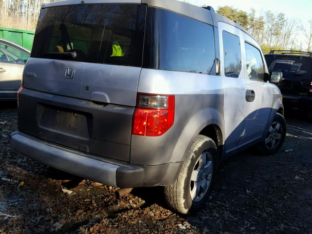 5J6YH28523L013305 - 2003 HONDA ELEMENT EX SILVER photo 4