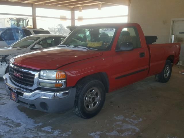 1GTEC14T84Z337735 - 2004 GMC NEW SIERRA RED photo 2