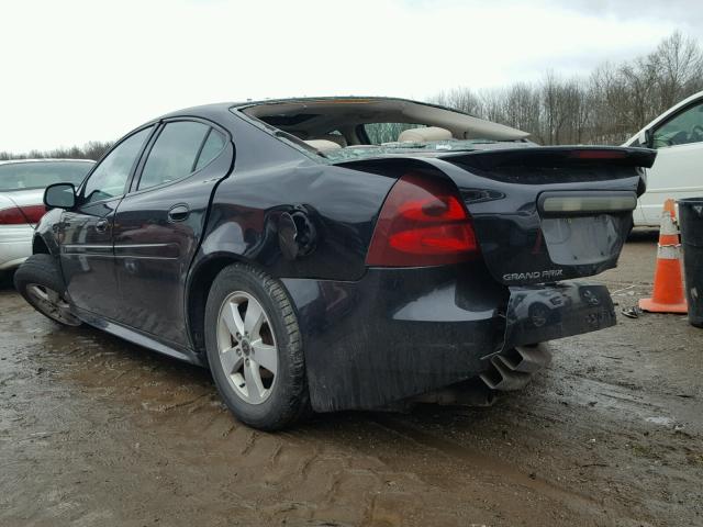 2G2WS522551197750 - 2005 PONTIAC GRAND PRIX BLACK photo 3