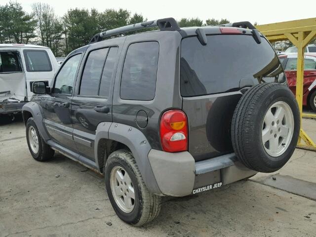 1J8GL38K26W168802 - 2006 JEEP LIBERTY RE CHARCOAL photo 3