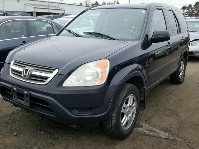 SHSRD78802U006022 - 2002 HONDA CR-V EX BLACK photo 2