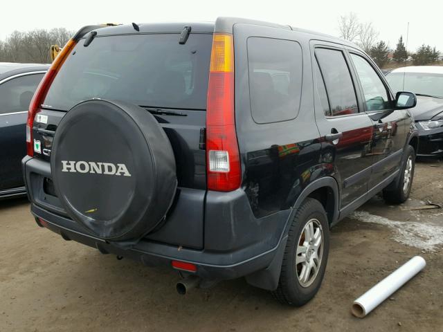 SHSRD78802U006022 - 2002 HONDA CR-V EX BLACK photo 4