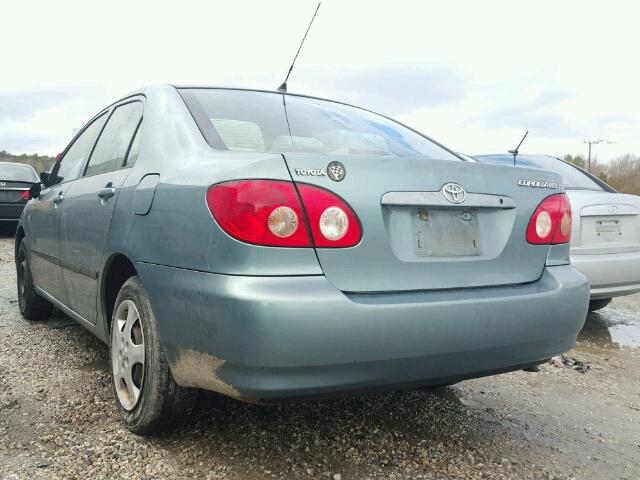 2T1BR32E45C442026 - 2005 TOYOTA COROLLA CE GREEN photo 3