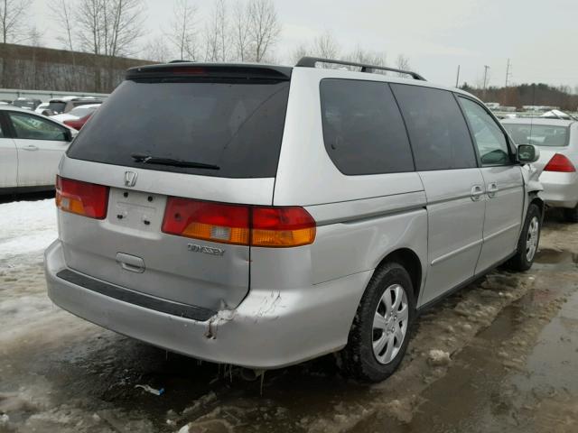 5FNRL18053B010067 - 2003 HONDA ODYSSEY EX SILVER photo 4