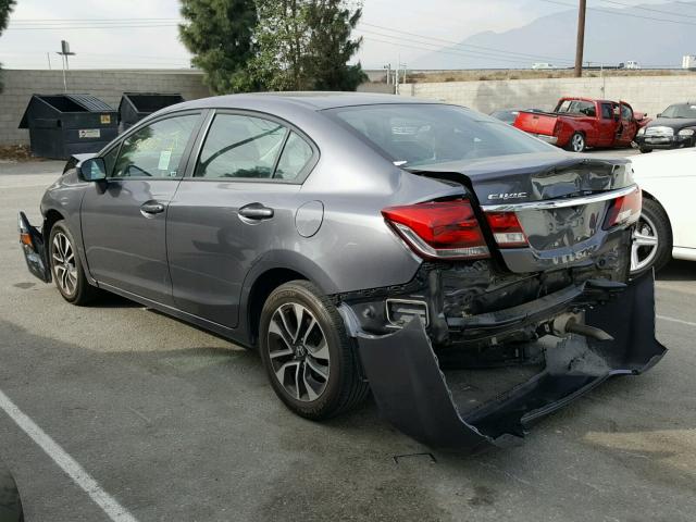 2HGFB2F89FH555497 - 2015 HONDA CIVIC EX გრაფიტი ფოტო 3