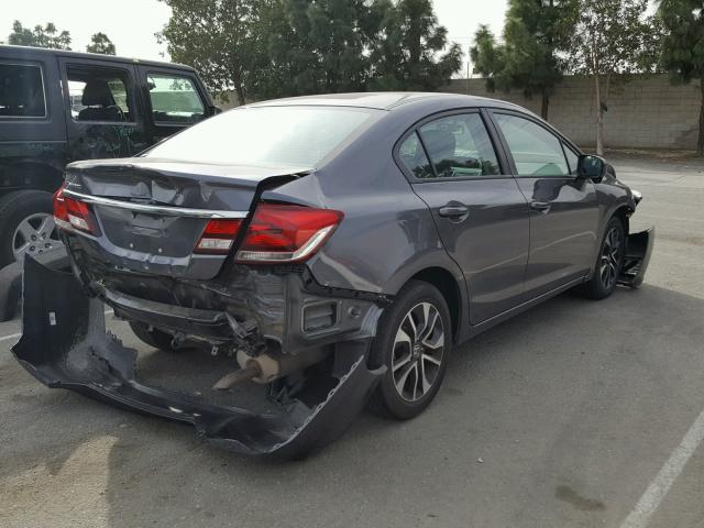 2HGFB2F89FH555497 - 2015 HONDA CIVIC EX გრაფიტი ფოტო 4