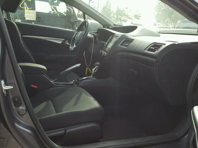2HGFB2F89FH555497 - 2015 HONDA CIVIC EX გრაფიტი ფოტო 5