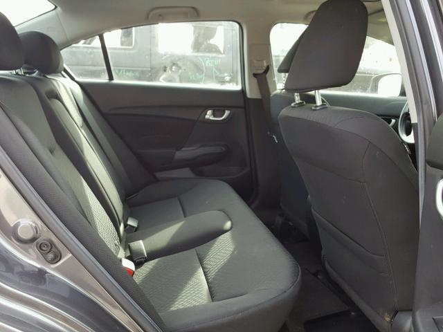 2HGFB2F89FH555497 - 2015 HONDA CIVIC EX გრაფიტი ფოტო 6