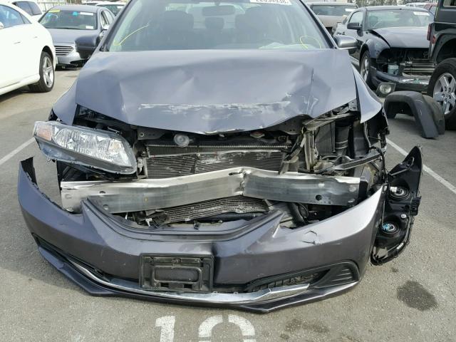 2HGFB2F89FH555497 - 2015 HONDA CIVIC EX გრაფიტი ფოტო 9