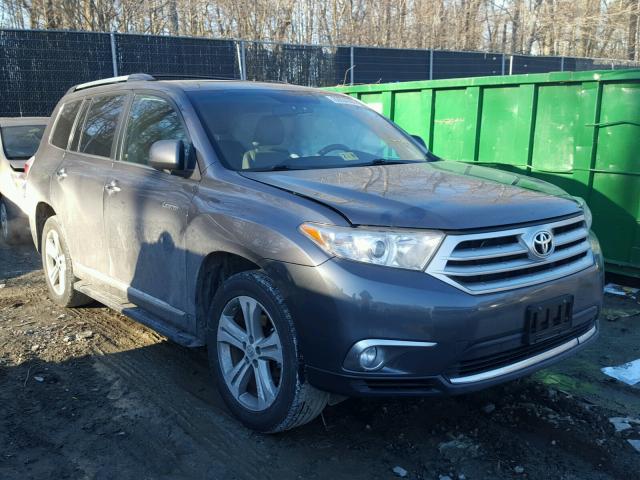 5TDDK3EH5CS122513 - 2012 TOYOTA HIGHLANDER GRAY photo 1