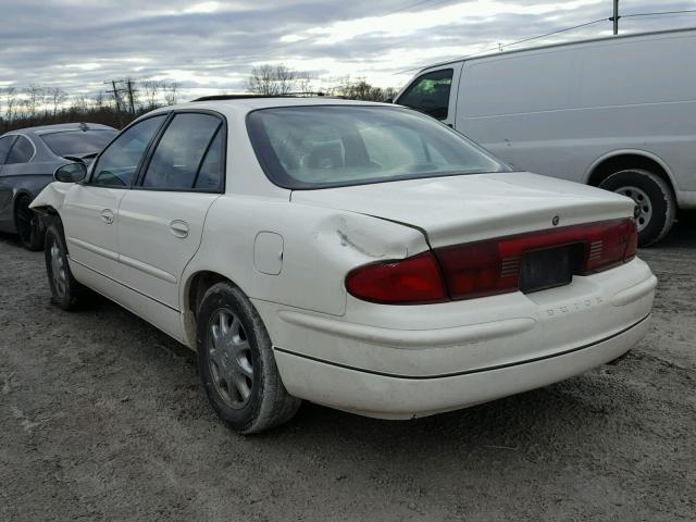 2G4WB55K621111182 - 2002 BUICK REGAL LS WHITE photo 3