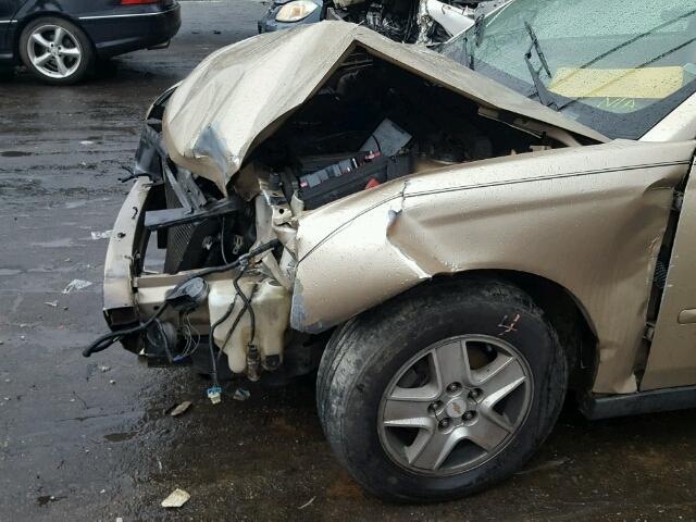 1G1ZT52814F143744 - 2004 CHEVROLET MALIBU LS GOLD photo 9