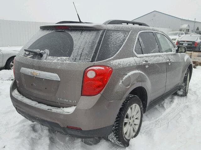 2CNFLNEC1B6291230 - 2011 CHEVROLET EQUINOX LT BROWN photo 4