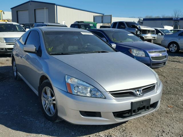 1HGCM72607A019505 - 2007 HONDA ACCORD EX SILVER photo 1