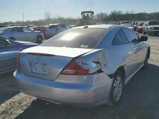 1HGCM72607A019505 - 2007 HONDA ACCORD EX SILVER photo 4