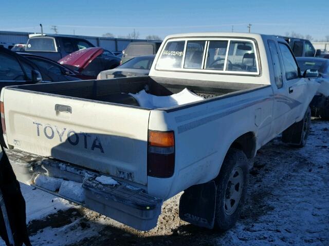 JT4VN13D9P5103734 - 1993 TOYOTA PICKUP 1/2 WHITE photo 4