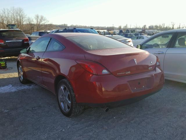 1G2ZH158364123723 - 2006 PONTIAC G6 GT RED photo 3