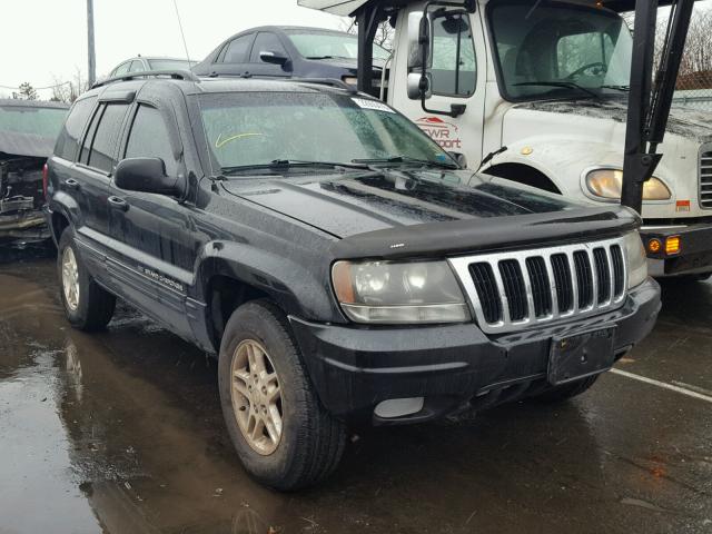 1J4GW48S02C300126 - 2002 JEEP GRAND CHER BLACK photo 1