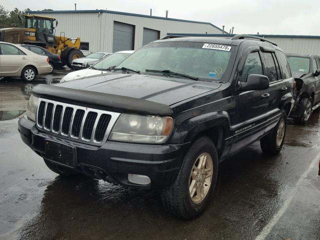 1J4GW48S02C300126 - 2002 JEEP GRAND CHER BLACK photo 2